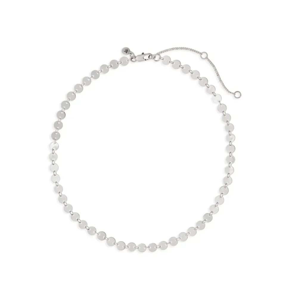 Madewell Silver Disc Chain Necklace - Picture 3 of 4